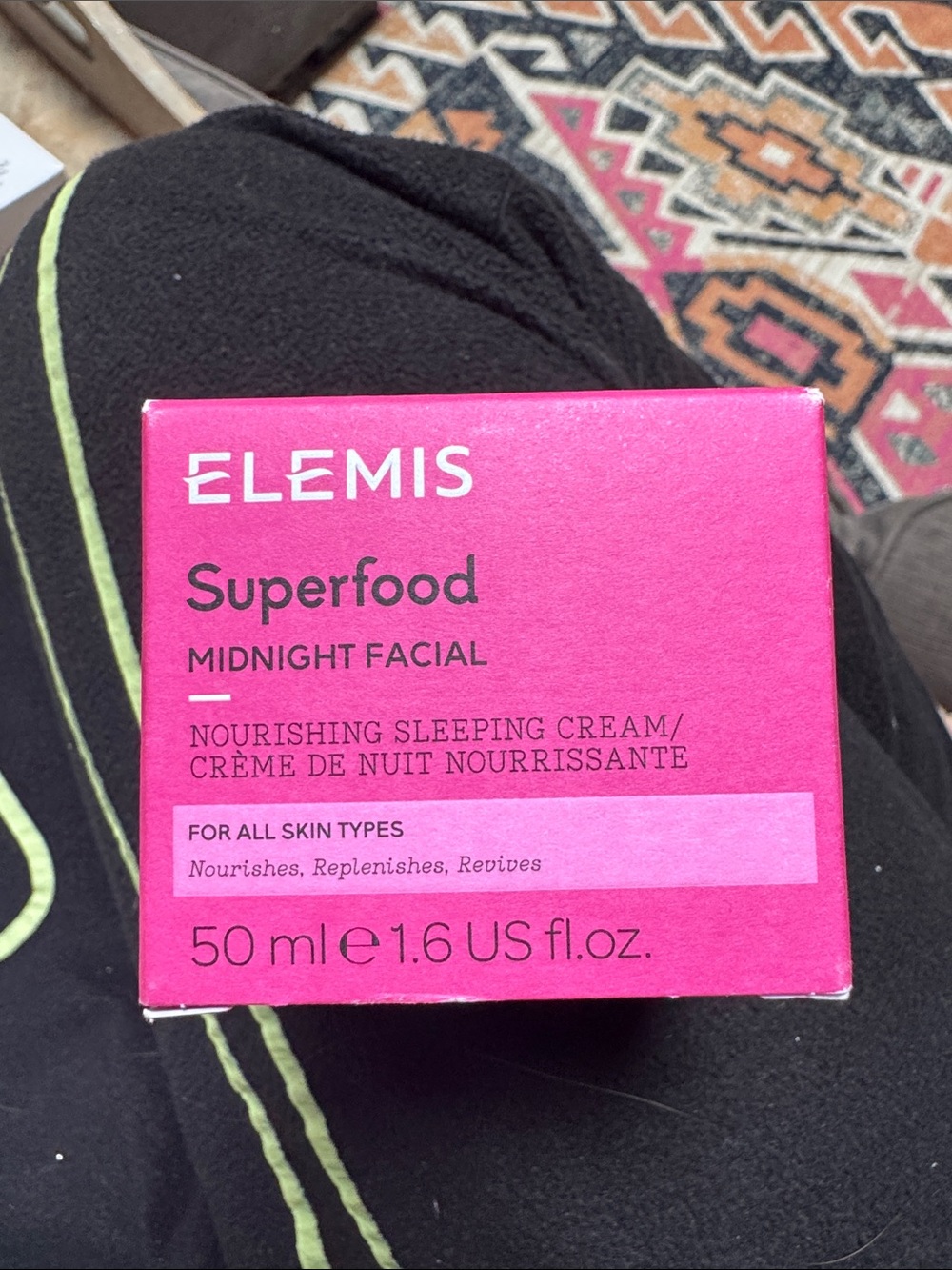 ELEMIS Superfood Midnight Facial – Bright Pink Nourishing Sleeping Cream